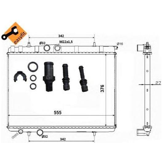 NRF Radiator 53120