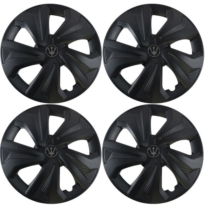 4 x NEX Wheel Trims Hub Caps 13" Covers fits Chevrolet Aveo, Kalos, Matiz UKB4C  - Dynamic Drive