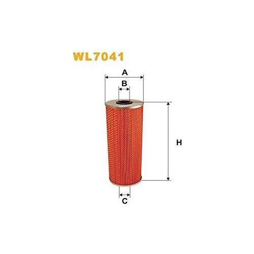 Genuine WIX Oil Filter Cartridge Metal Ends fits BMW 5 524d TD - 2.4 - 88-91 WL Wix Filters  - Dynamic Drive