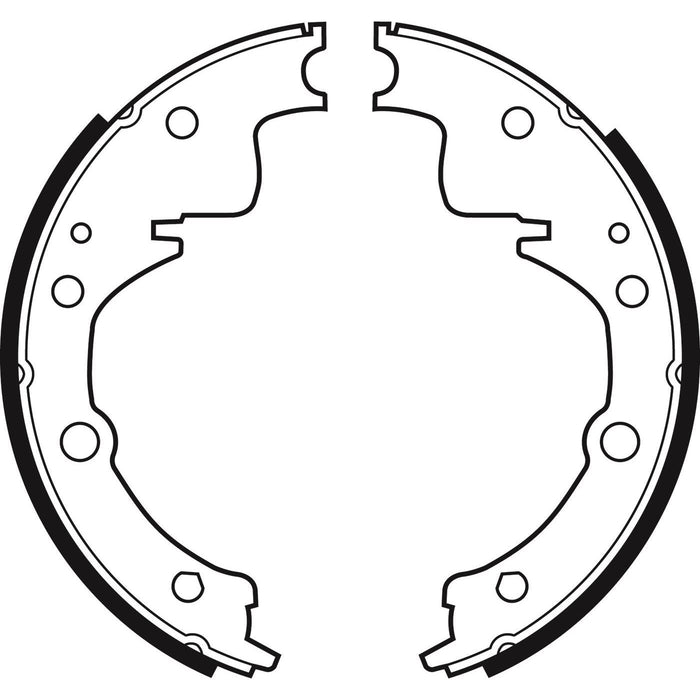 Apec Brake Shoe Rear Fits Ldv Convoy Sherpa