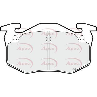 Apec Brake Pads Rear Fits Citroen Saxo Xsara Peugeot 206 306 Renault Cl