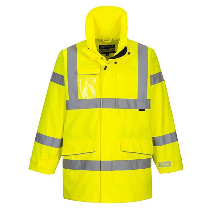 Portwest Hi-Vis Extreme Parka Jacket - Yellow - Medium Portwest  - Dynamic Drive