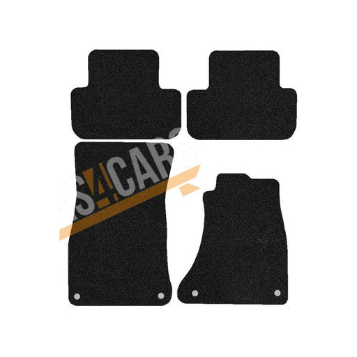 Fully Tailored Black Carpet Car Mats for Audi A4 08 ON Set of 4 With 4 Clips UKB4C  - Dynamic Drive