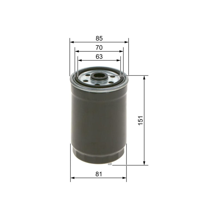 Bosch Car Fuel Filter N4329 fits Land Rover Discovery TDi - 2.5 - 98-04 14574343