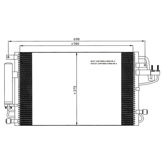 NRF Condenser 35600