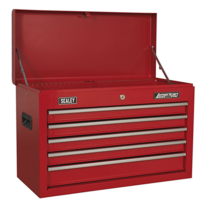 Sealey Topchest Mid-Box & Rollcab 14 Drawer Stack Red AP22STACK Sealey  - Dynamic Drive