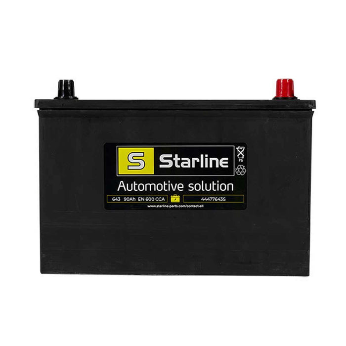 Starline 643 Commercial Battery FLA (90Ah / 600CCA / + Right, Left) Reliab Nova  - Dynamic Drive