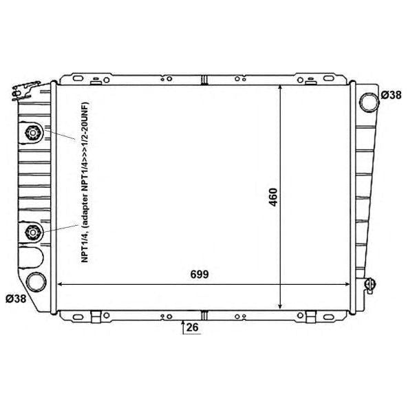 NRF Radiator 50371