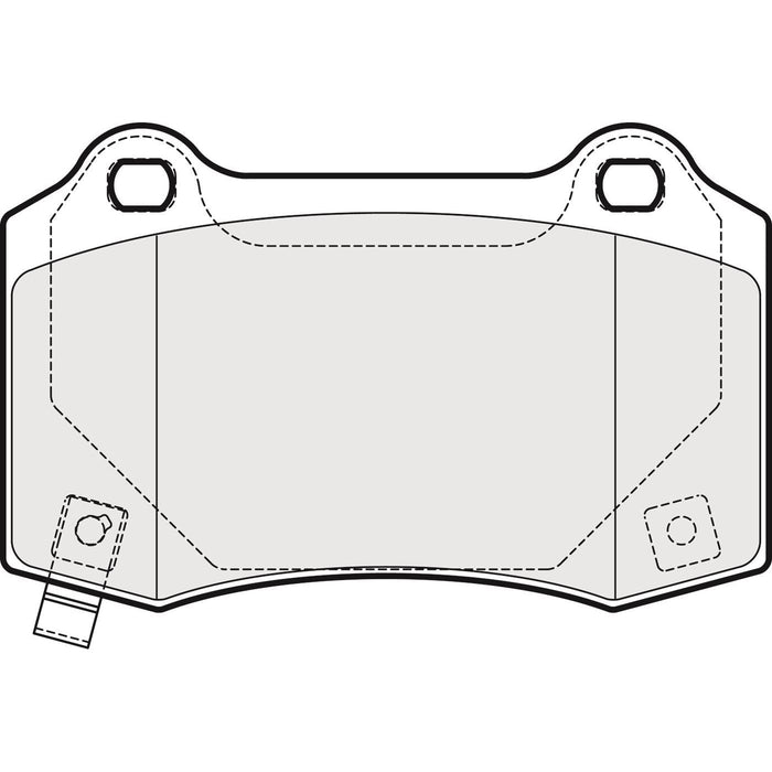 Genuine APEC Rear Brake Discs & Pads Set Vented for Tesla Model S Apec  - Dynamic Drive