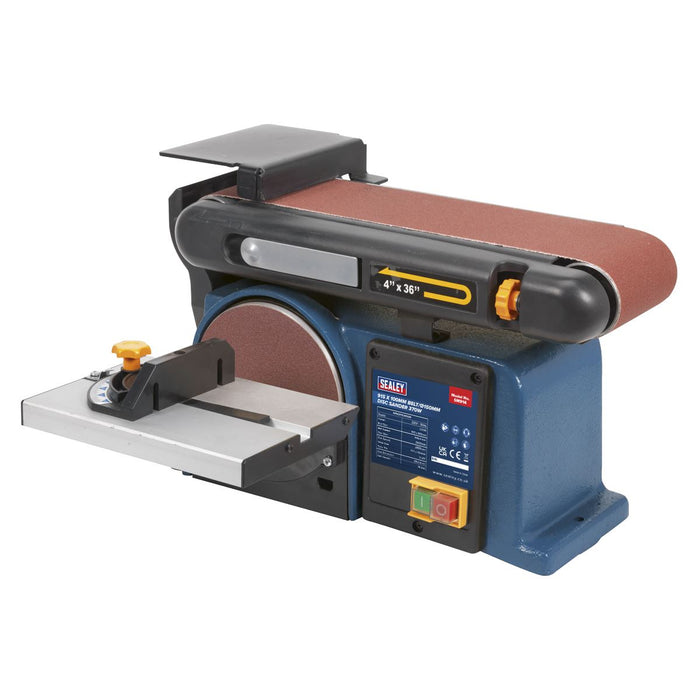 BELT/DISC SANDER 100 X 915MM/150 370W/230V Sealey  - Dynamic Drive