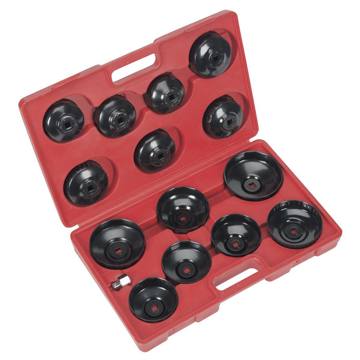 Sealey Oil Filter Cap Wrench Set 15pc VS7003