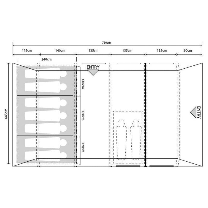 Outdoor Revolution Camp Star 700 Air Tent Bundle Deal Outdoor Revolution  - Dynamic Drive