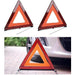 2x Emergency Safety Warning Triangle Reflective Car Road European Breakdown Simply  - Dynamic Drive