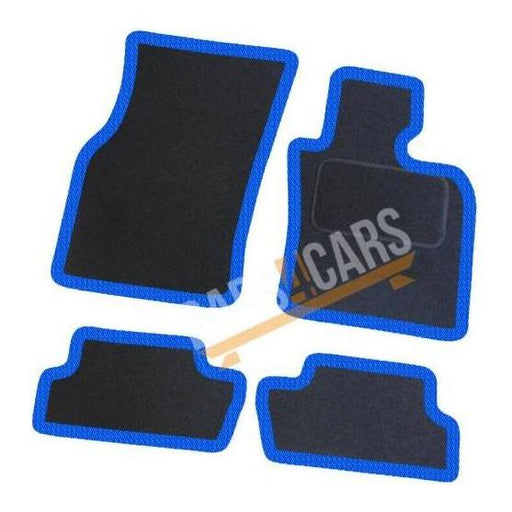 Tailored Blue Trim Carpet Mats for Mini 14-18 (F56) 2014 2015 2016 2017 2018 UKB4C  - Dynamic Drive