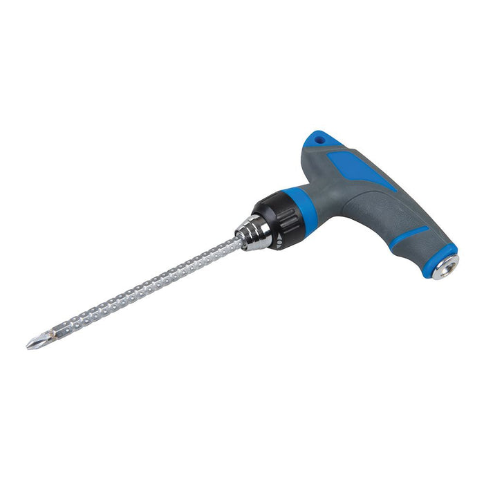 Silverline T-Handle Ratchet Screwdriver 160mm