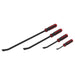 Sealey Angled Pry Bar Set 4pc Heavy-Duty with Hammer Cap AK9105 Sealey  - Dynamic Drive