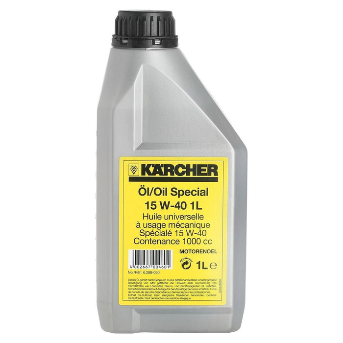 Karcher Pressure Washer High Performance 15 W-40 Engine Pump Oil 1 Litre Bottle Karcher  - Dynamic Drive