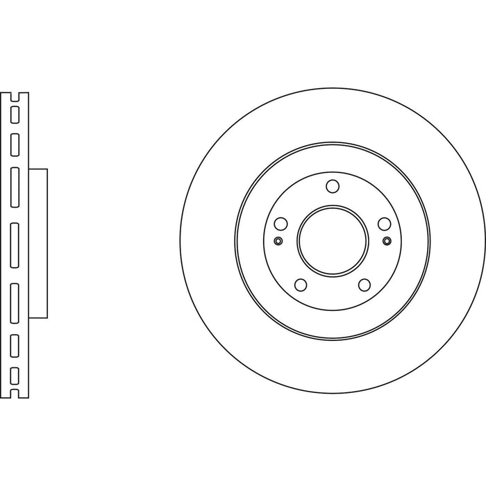 Genuine APEC Front Brake Discs & Pads Set Vented for Hyundai i40 Apec  - Dynamic Drive