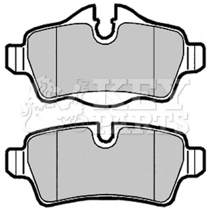 Genuine Key Parts KBP2025 Rear Brake Pads (TRW)