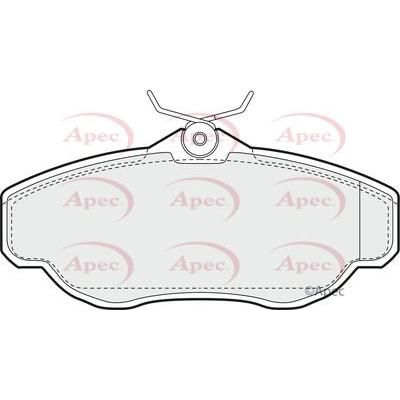 Apec Brake Pads Front Fits Land Rover Discovery Range Apec  - Dynamic Drive