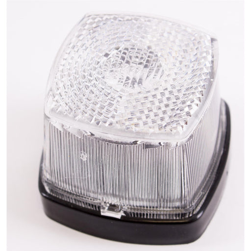 Hella White Clear Square Front Reflective Marker Light Lamp Caravan Motorhome Hella  - Dynamic Drive