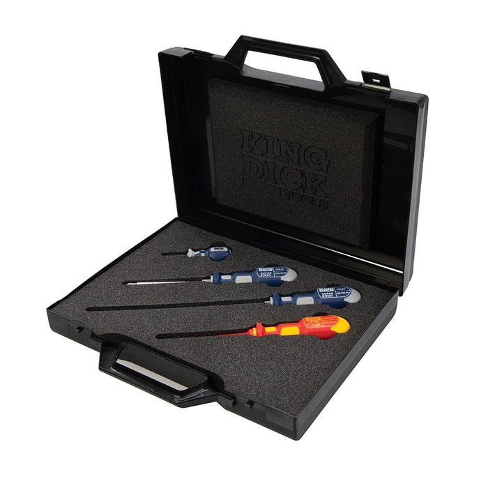 King Dick 1-for-6 Screwdriver Gift Set 4pce Phillips / PZ King Dick  - Dynamic Drive