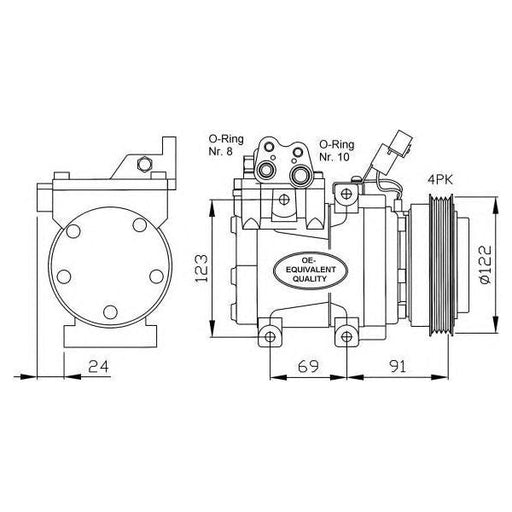 NRF Compressor 32205 NRF  - Dynamic Drive