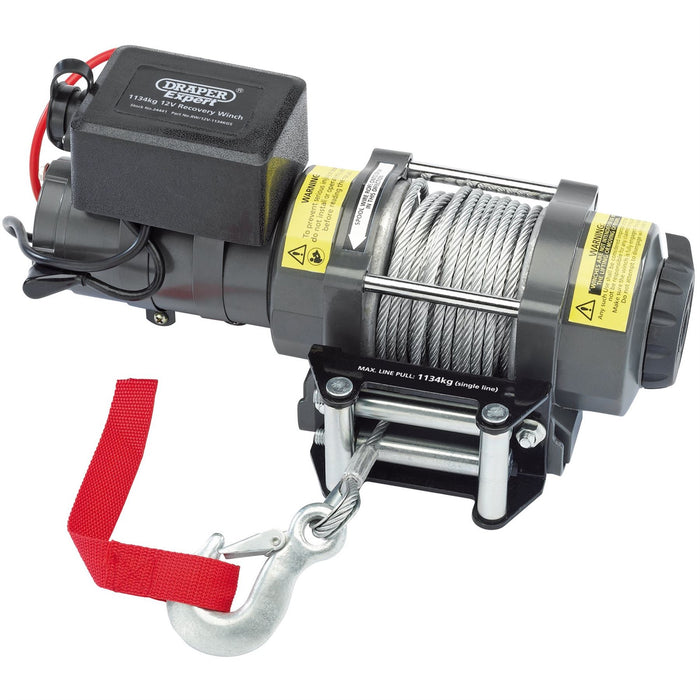 Draper 12V Recovery Winch, 1134kg 24441