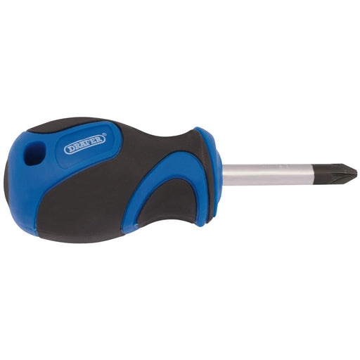 Draper Soft Grip PZ TYPE Screwdriver, No.2 x 38mm 48929 Draper  - Dynamic Drive