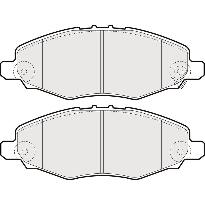 Genuine APEC Front Brake Discs & Pads Set Vented for Toyota Hilux Vigo