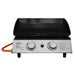 Dellonda 2 Burner 5kW Portable Gas Plancha - Stainless Steel Dellonda  - Dynamic Drive