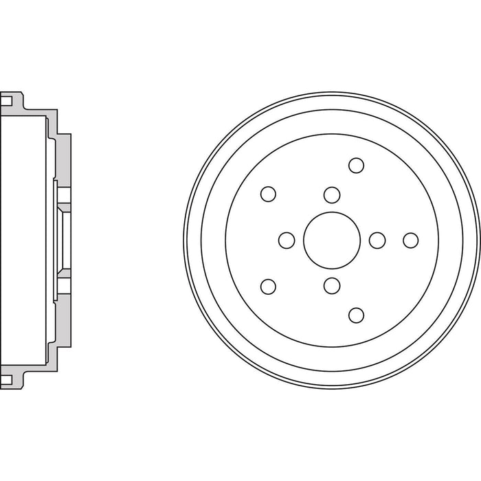 Apec Brake Drum Rear Fits Suzuki Escudo Vitara