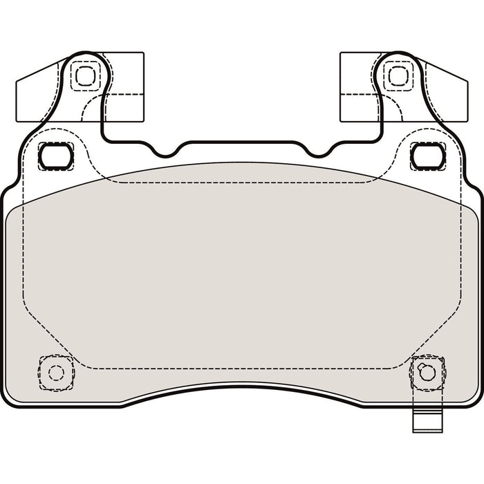 Genuine APEC Front Brake Discs & Pads Set Vented for Opel Insignia