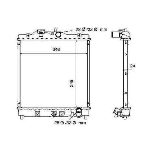 NRF Radiator 506750