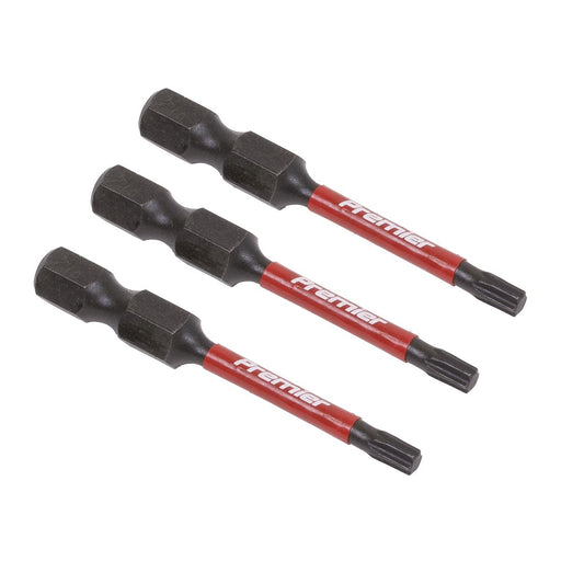 Sealey TRX-Star* T15 Impact Power Tool Bits 50mm 3pc AK8241 Sealey  - Dynamic Drive