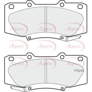 Apec Brake Pads Front Fits Toyota Hi-Lux