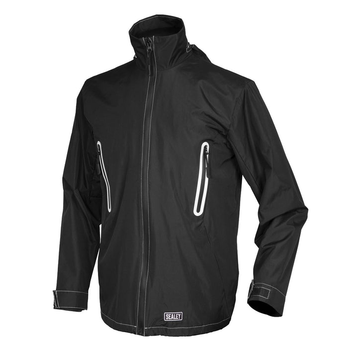 Sealey 5V Heated Rain Jacket with Power Bank 10Ah - Large HJ03KIT Sealey  - Dynamic Drive