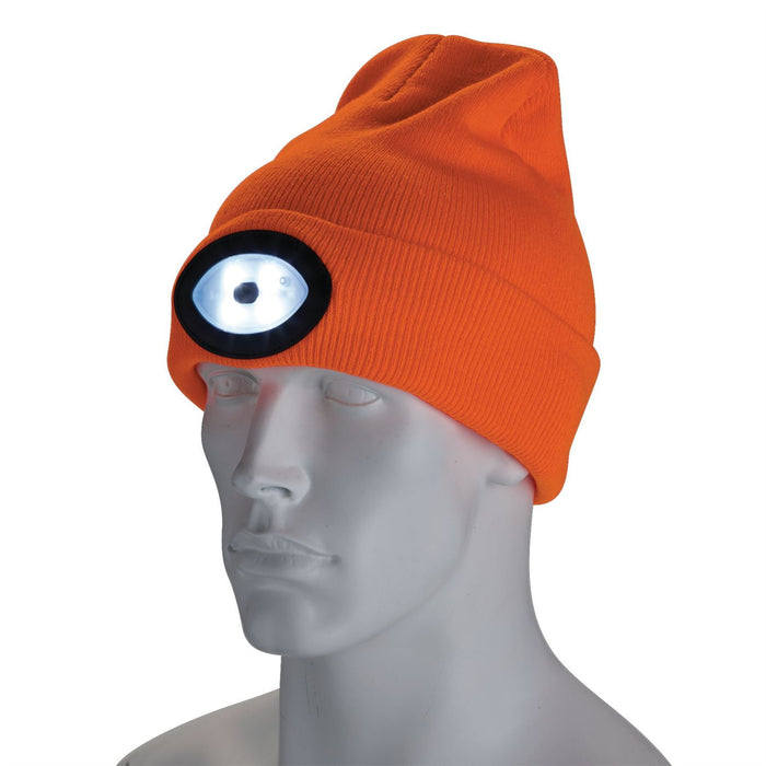 Draper Beanie Hat with Rechargeable Torch, One Size, 1W, 100 Lumens, High-vis Or Draper  - Dynamic Drive