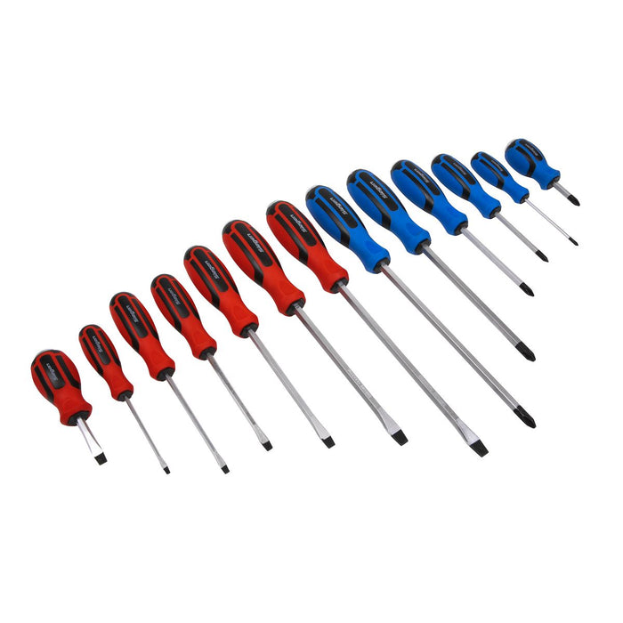 Sealey Screwdriver Set 13pc Hammer-Thru S0754