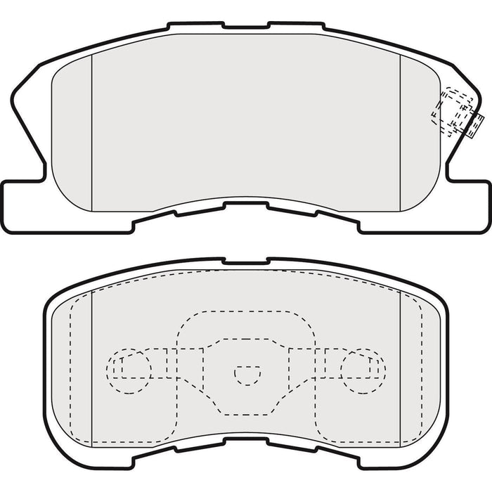 Apec Brake Pads Front Fits Daihatsu Naked Sirion Storia Yrv Perodua Kenari