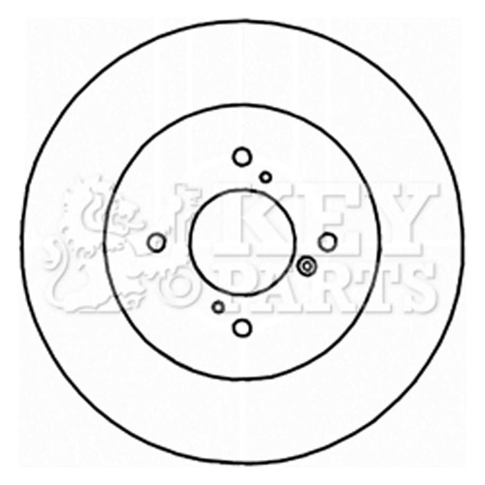 Genuine Key Parts KBD5209 Brake Disc Pair (Rear)