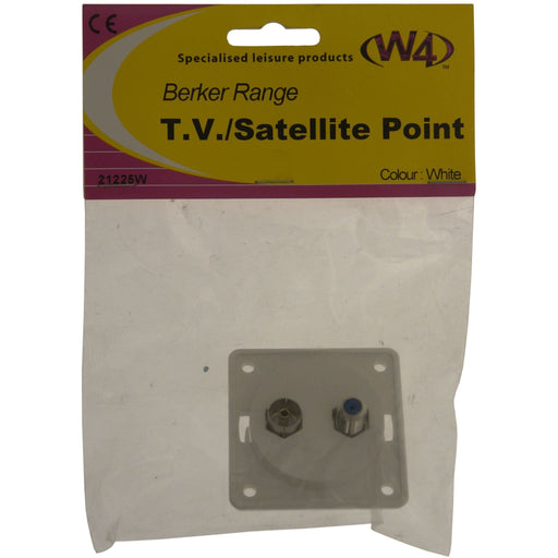 Berker Tv/Satellite Point White 21225W W4 - Dynamic Drive