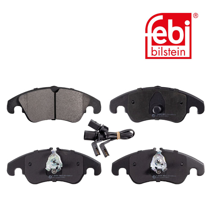 Genuine FEBI Front Brake Discs & Pads Set Vented for Audi A5