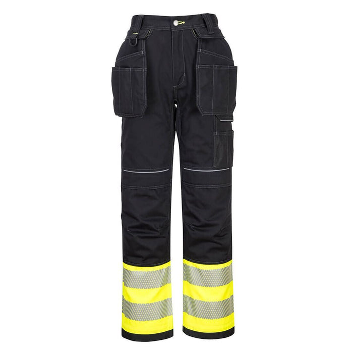 Portwest Pw3 Hi-Vis Holster Pocket Class 1 Trouser W32 PW307YBR32 Portwest  - Dynamic Drive