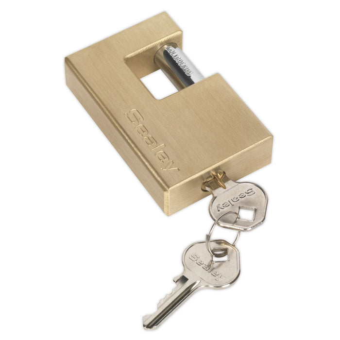 Sealey Brass Shutter Padlock 76mm