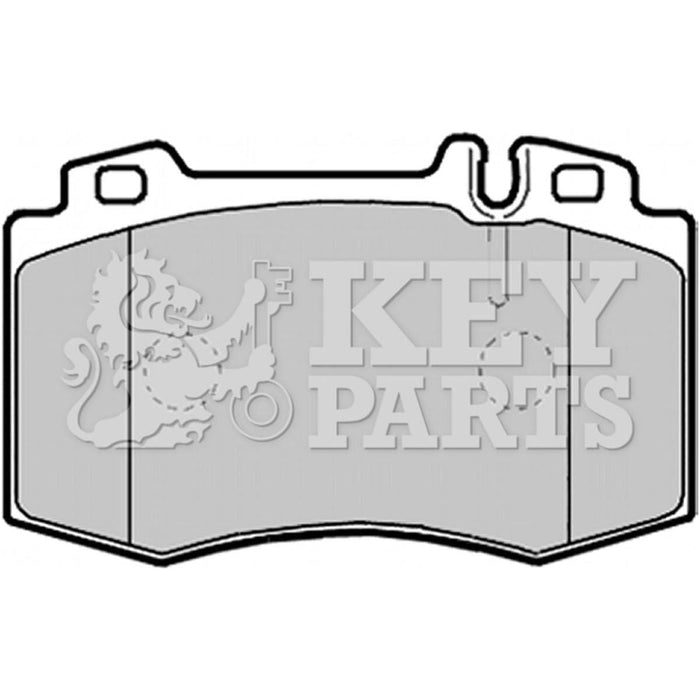 Genuine Key Parts KBP2132 Front Brake Pads-Includes Wear Indicators (Brembo)