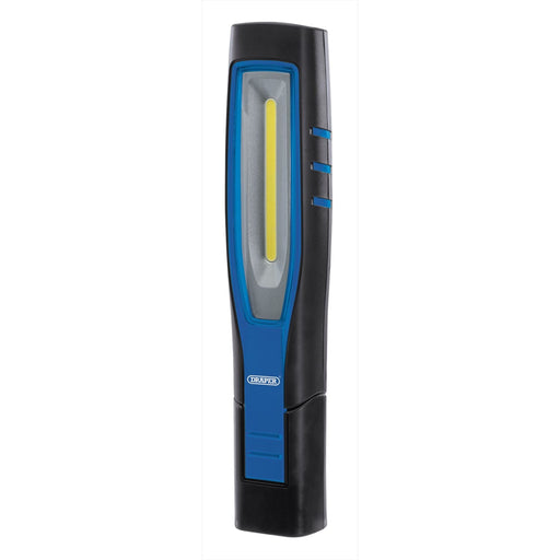 Draper COB/SMD LED Rechargeable Inspection Lamp, 7W, 700 Lumens, Blue, 1 x USB C Draper  - Dynamic Drive