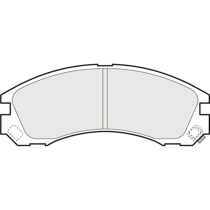 Apec Brake Pads Front Fits Citroen C-Crosser Mitsubishi Airtrek Mirage Outlander