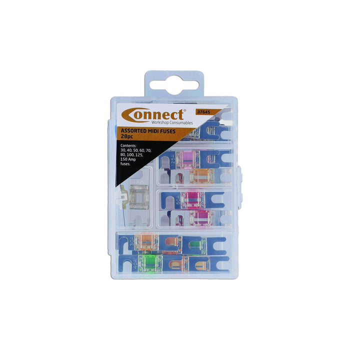 Connect Assorted Open Ended Midi Fuses 28pc 37645 Tool Connection  - Dynamic Drive