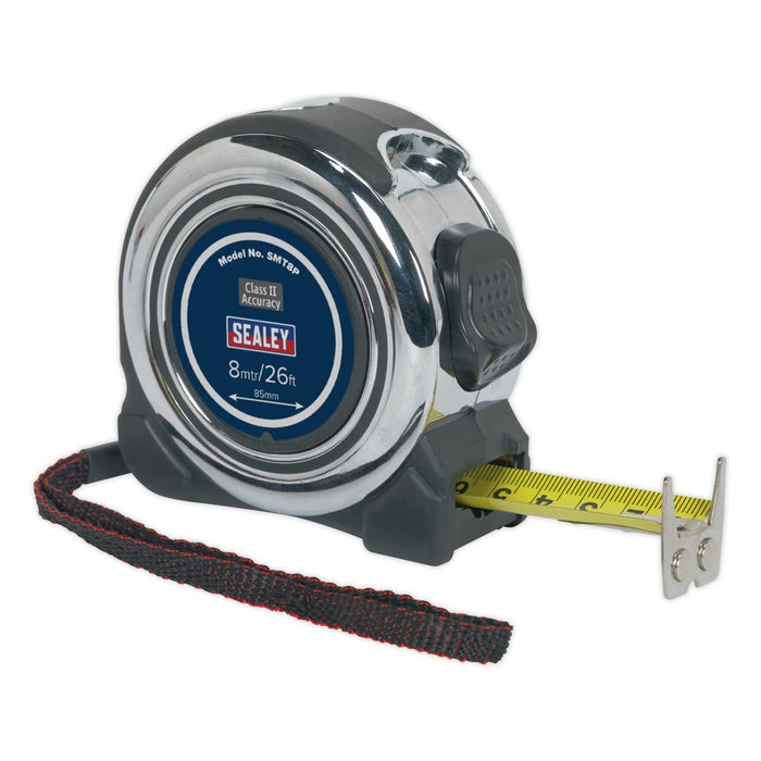 Professional Tape Measure 8M(26Ft) Sealey  - Dynamic Drive